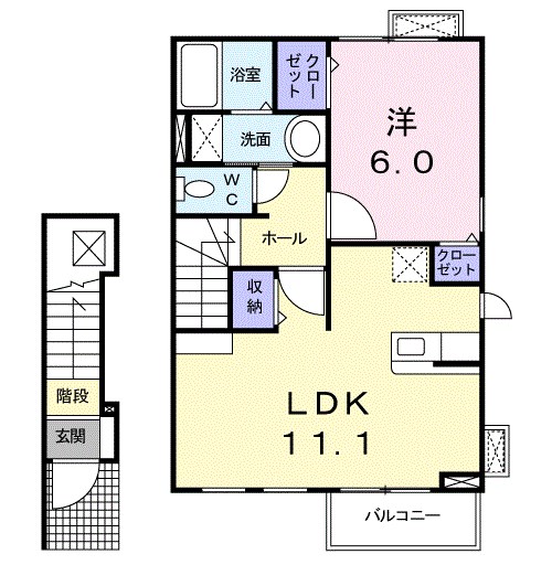 ヴィクトワール 間取り図