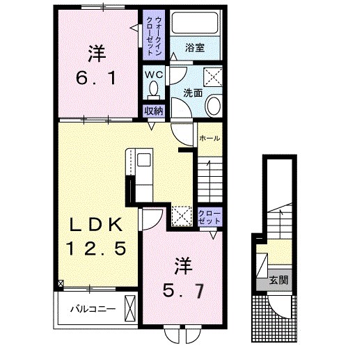 ヒカルサ富田林桜井町 間取り図