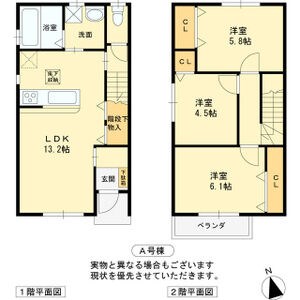 仮称)クラウンハイツ和田町 間取り