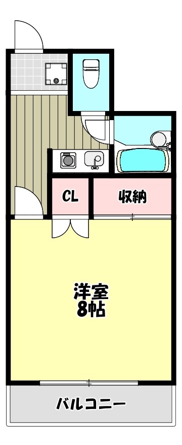 グリーンヒルハイツ 間取り図