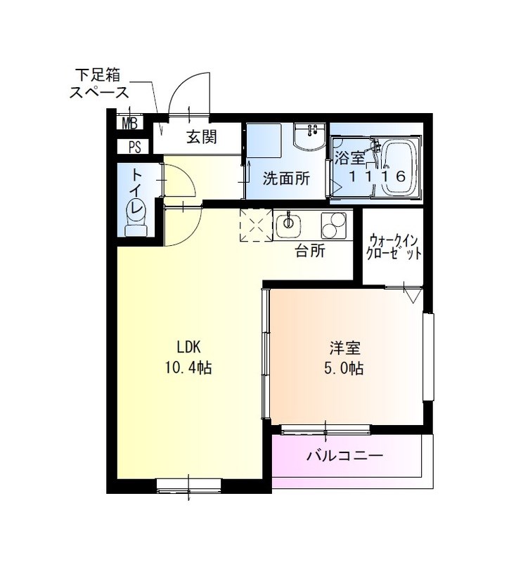 フジパレス深井清水町 間取り図