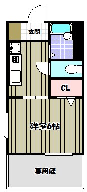 カーサ深井 間取り図