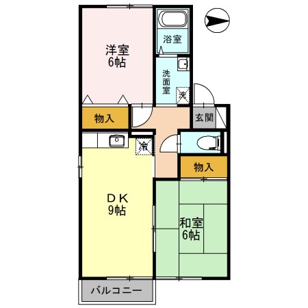 サンハイムC棟 間取り図