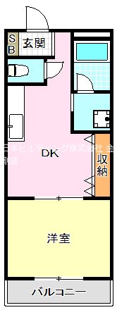 山本レンターマンション 間取り図
