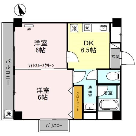 セジュール水賀池 間取り図