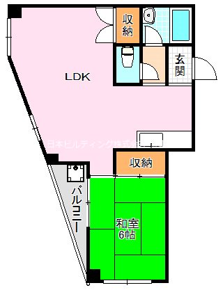 富士第2ハイツ 間取り図
