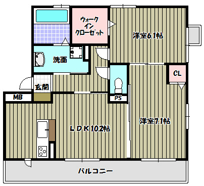 ボアソルテＳ　 間取り図