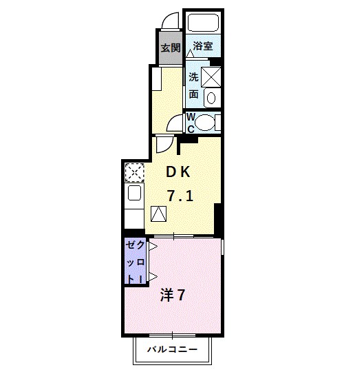 エスプワールC 間取り図