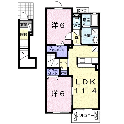 プラシード・カーサ 間取り図