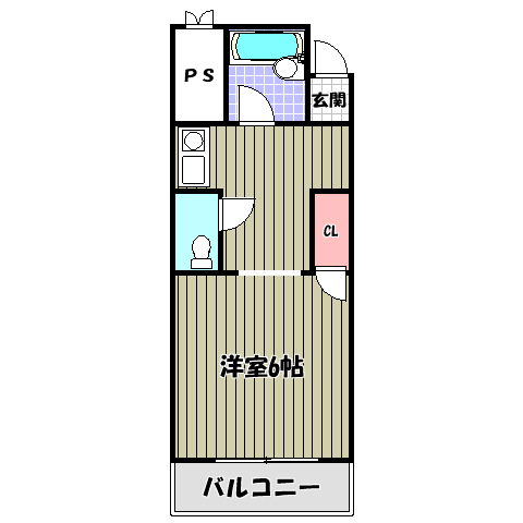 パールハウス北野田 間取り図