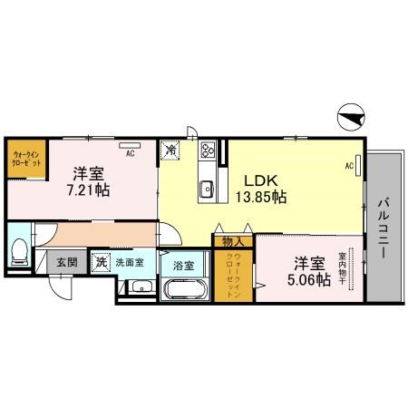 エヌ　プレミール 間取り図