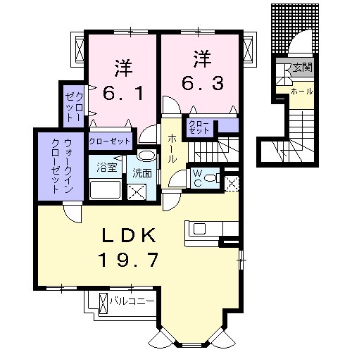 ミゾノカワ　B 間取り図