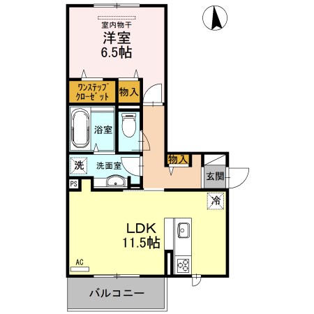 モア・サンハイム 間取り図