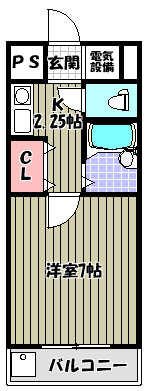 メゾンボヌール 間取り図
