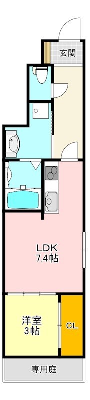 セレスティーノ青南台 間取り図