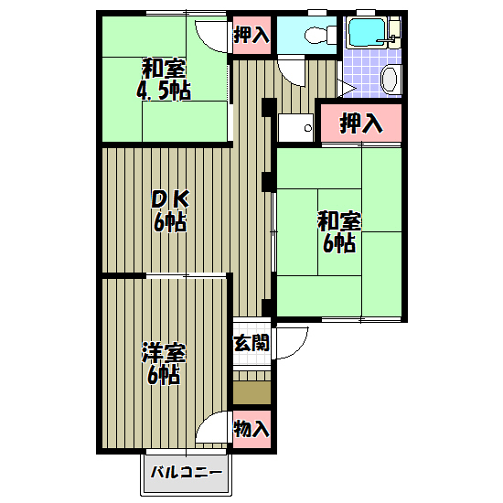 グリーンヒル 間取り図