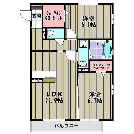 ヴラウニーメゾン・リラ 間取り図