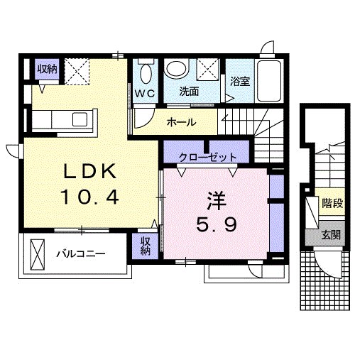 ＣＡＳＡ　ＬＡ　ＭＡＲ 間取り図