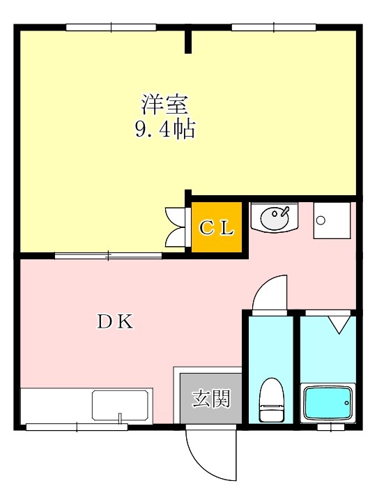 森本ハイツ 間取り図