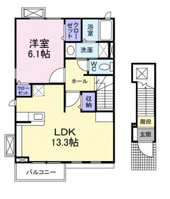 インターヴィラ雅 間取り図