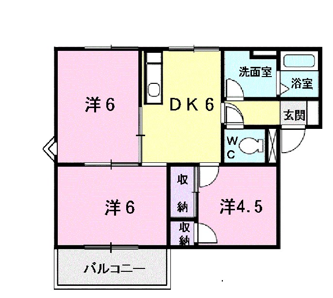 シルバーヴェリー金剛 間取り図