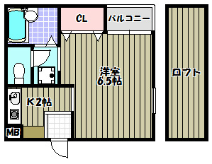 ハイツサンマルク 間取り図