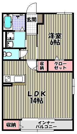 ヴェル・ラヴィーヌ 間取り図