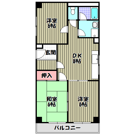 スコルピオ清和 間取り図