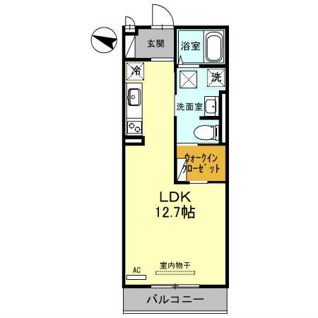 YU参番館 間取り図