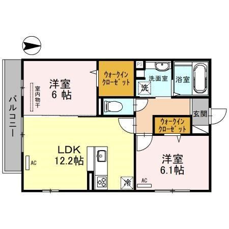 Porte bonheur(ポルト　ボヌール) 間取り図