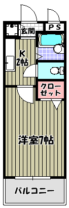 ラパス高倉台 間取り図