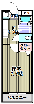 ルーチェⅡ番館 間取り図