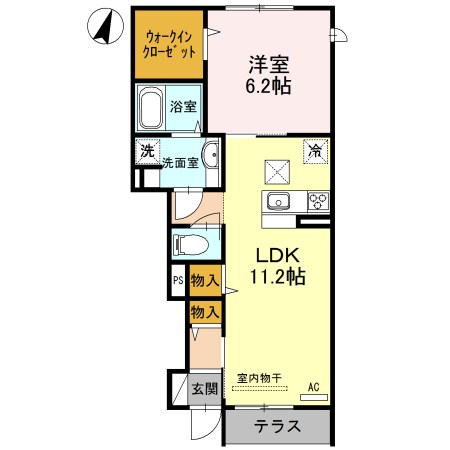グランソレイユ 間取り図