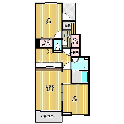 フィオーレ 間取り図