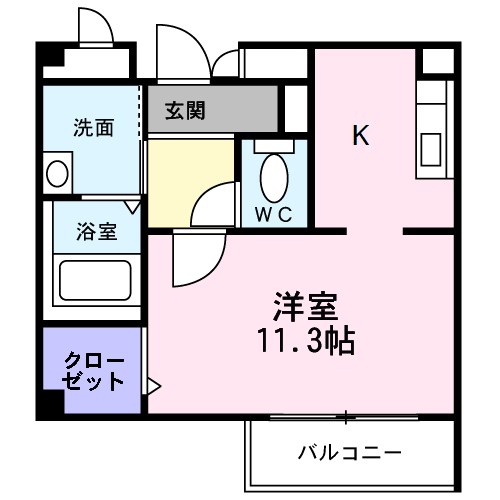 フォチュネイト 間取り図
