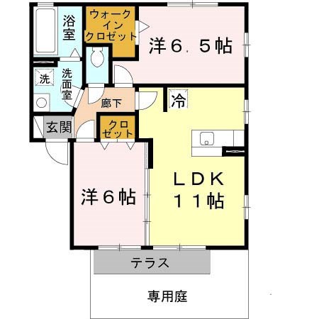 サンフィールドⅣ  間取り図