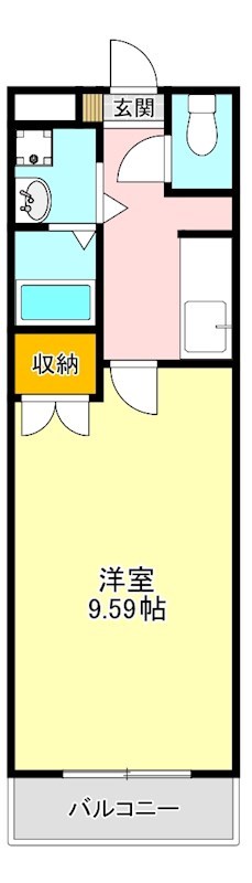 アンプルールクラージュCURE 間取り図