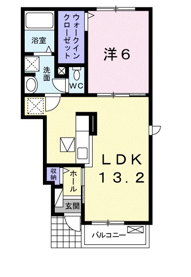 アラベスク 間取り図