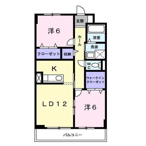 ソレアードⅡ 間取り
