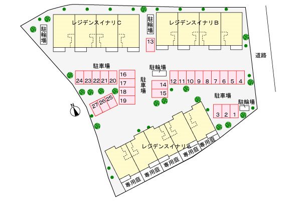 レジデンスイナリA その他外観4