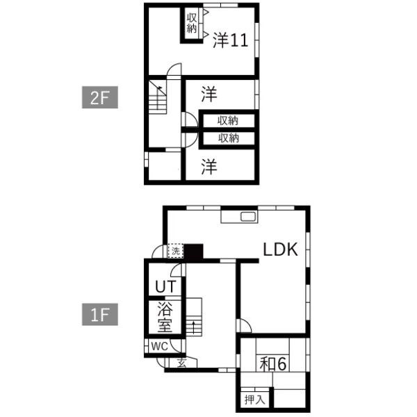 堺市しんひのおだい戸建 間取り図
