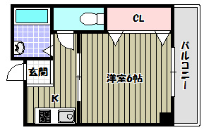 森井マンション 間取り図