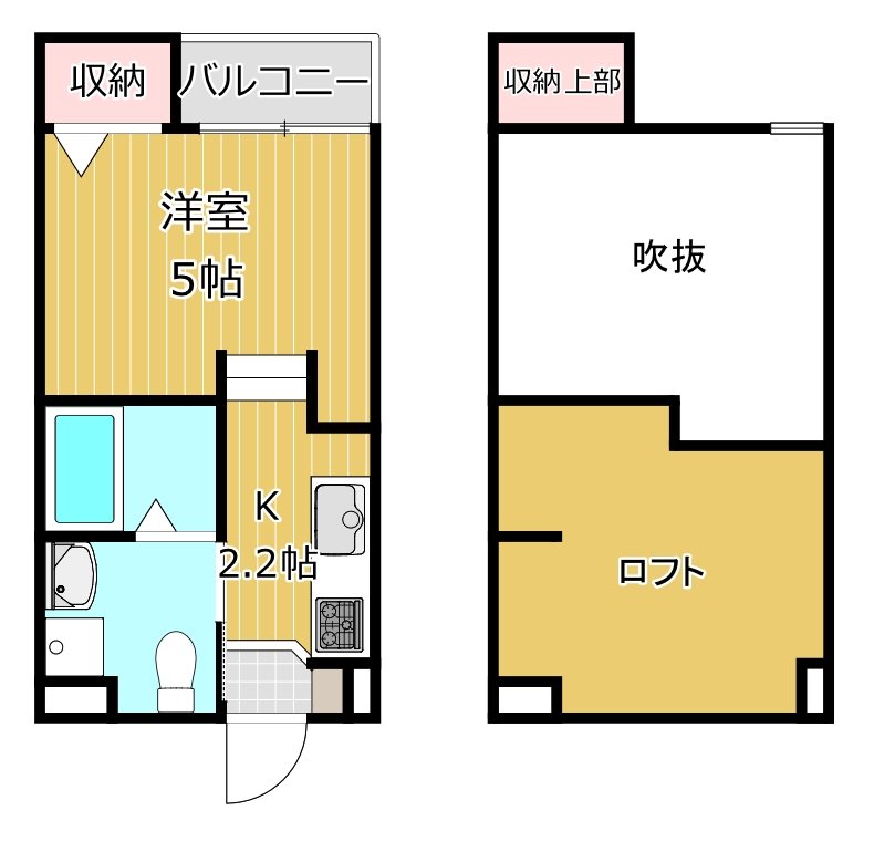 Aturust 間取り図