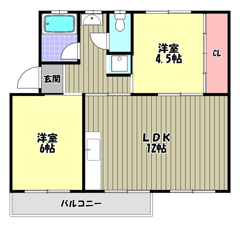 狭山住宅13号棟 間取り図