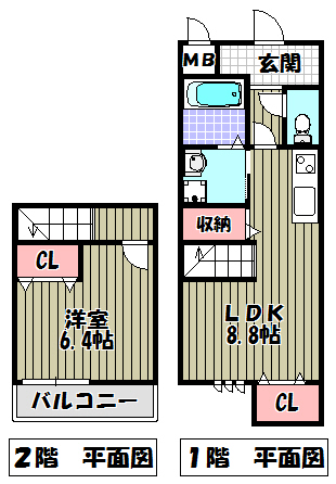 フジパレススリーハーブズほたる 間取り図