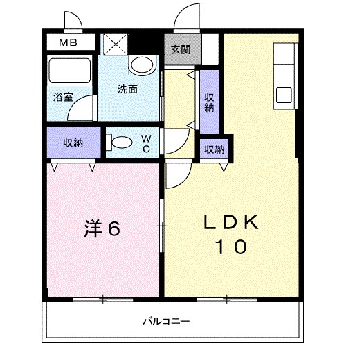 クイールⅠ 間取り図