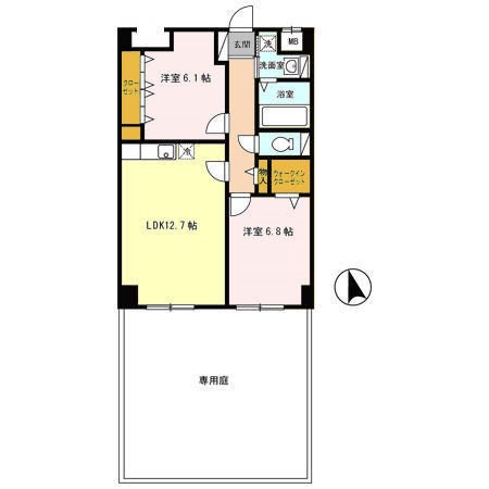 カーサ善 間取り図