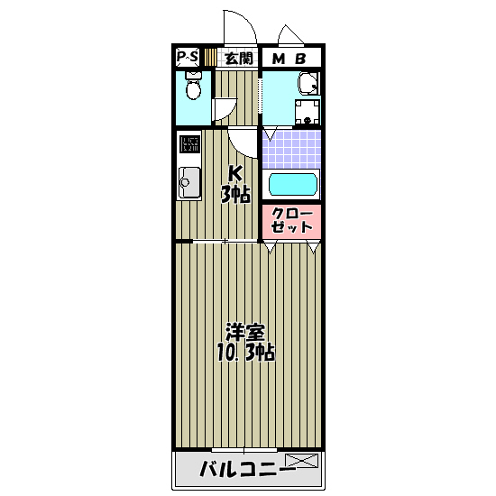 アムールＳora泉ヶ丘 間取り図
