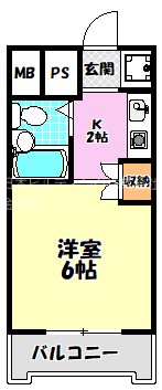 ベルネージュ峯尾 間取り図