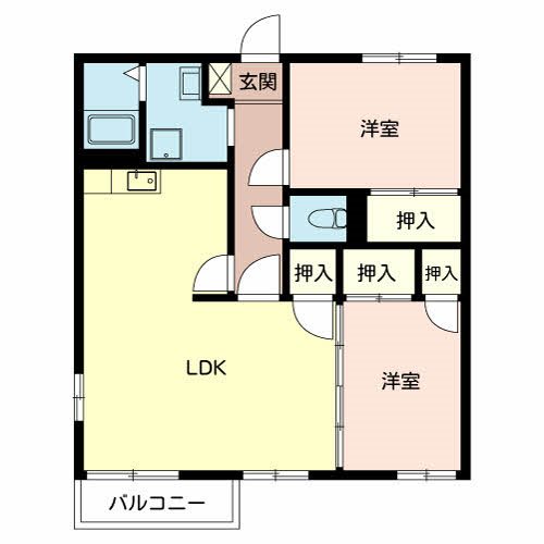 リバティハイツ 間取り図